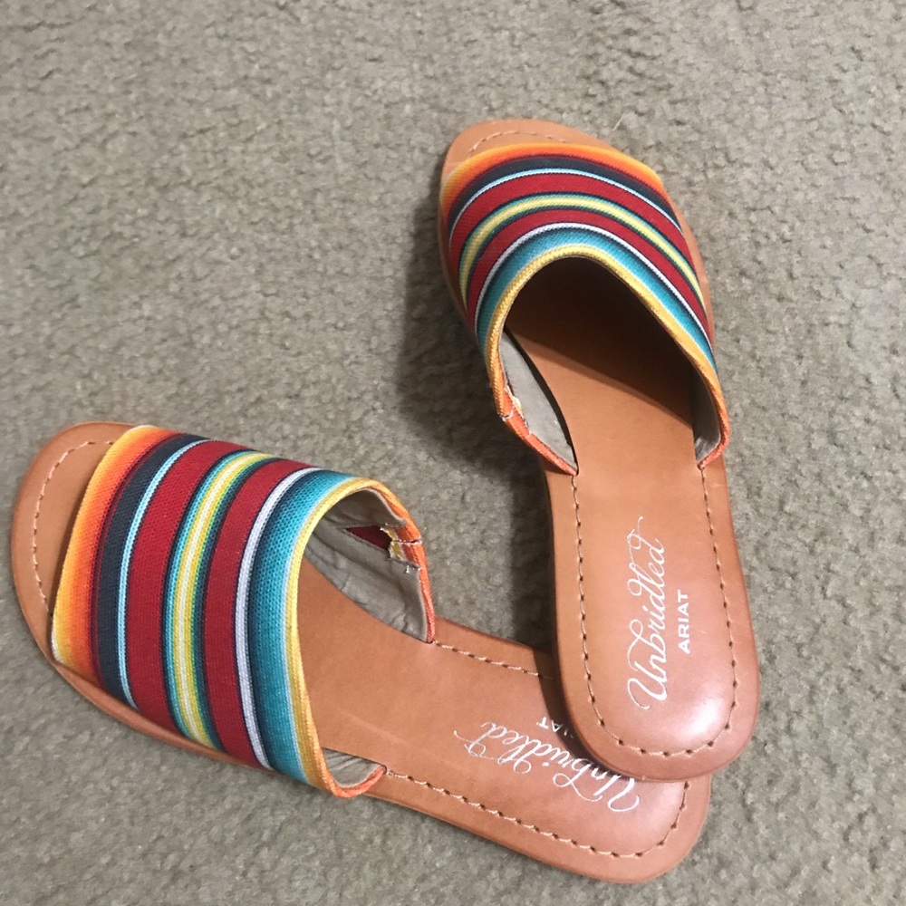 Serape sandals